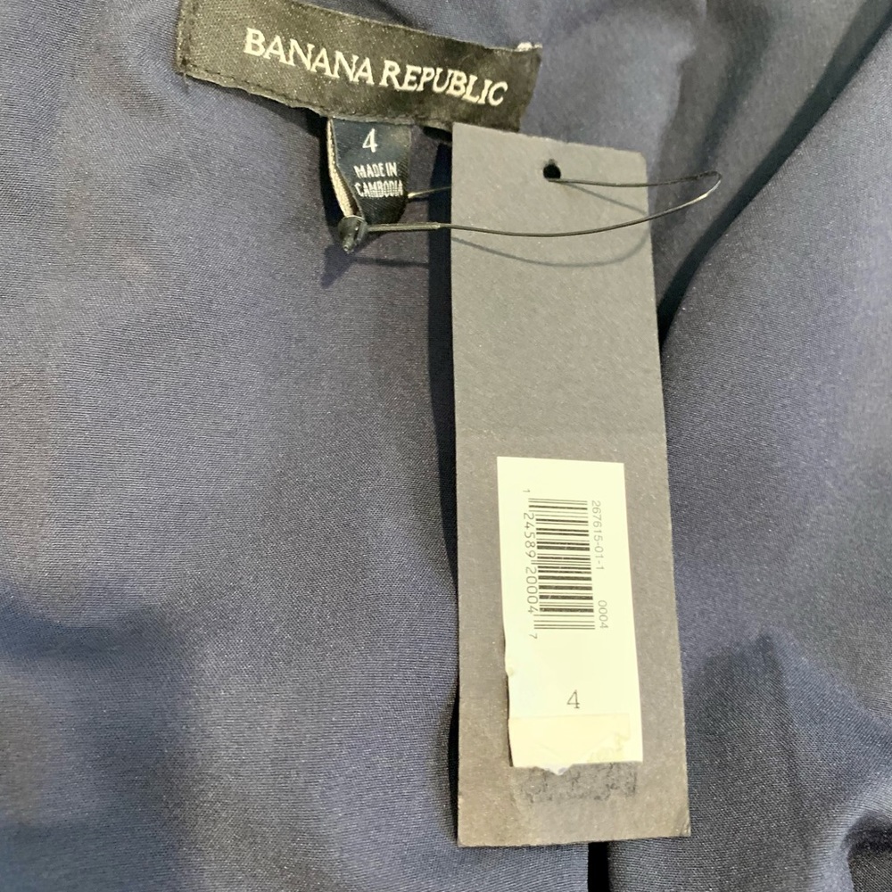 Banana Republic NWT navy circle sheath dress sz 4 - Picture 10 of 12